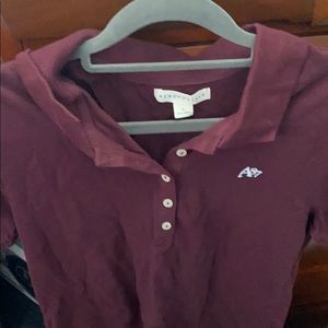Maroon Aeropostale xl collar shirt